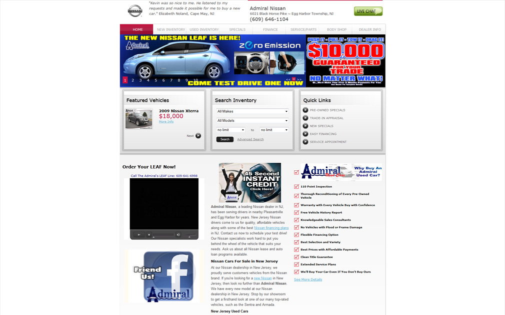 Admiral nissan service #3