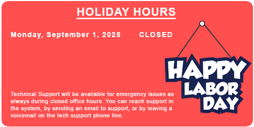 Holiday Hours
